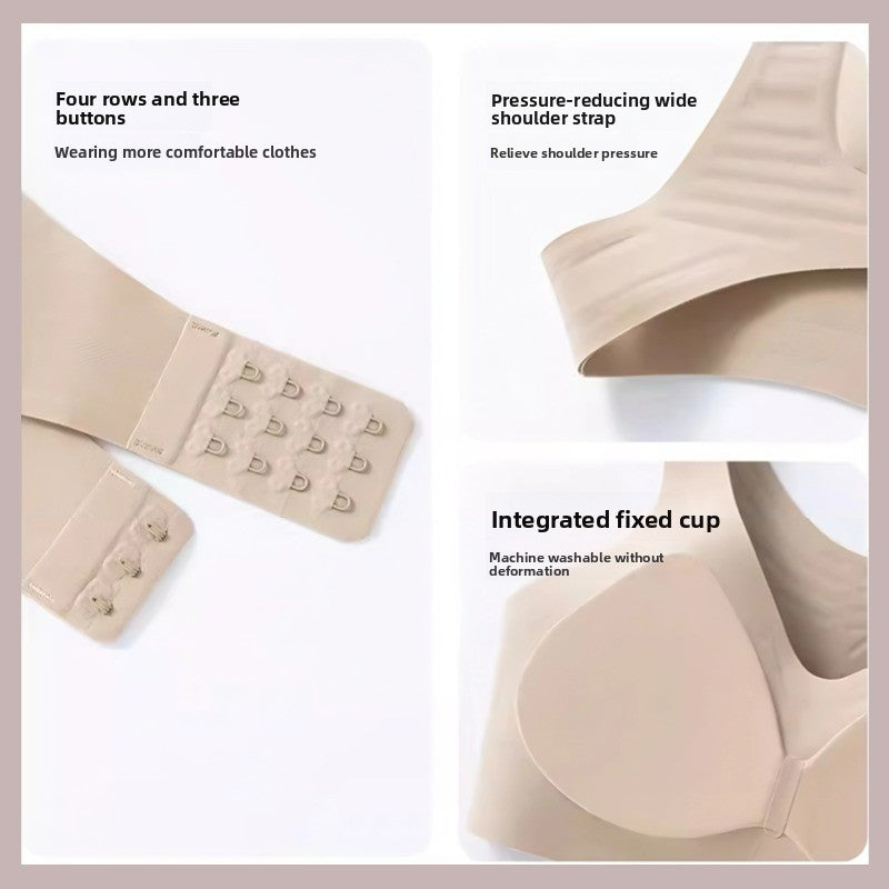 Exercise bra for shaping and enhancing the back appearance