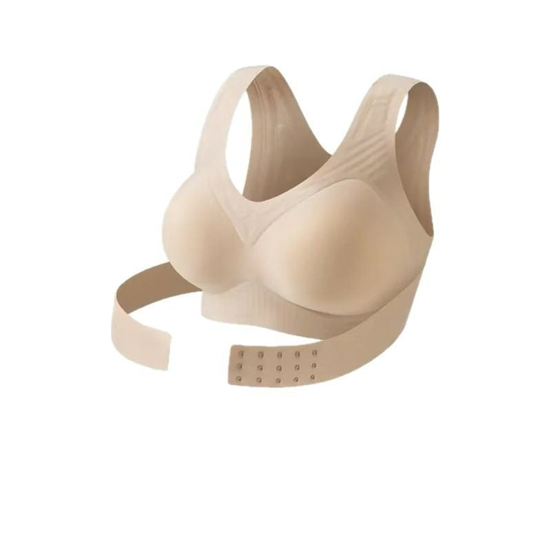 Exercise bra for shaping and enhancing the back appearance